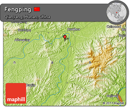 Physical Map of Fengping