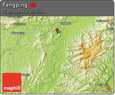 Physical Map of Fengping
