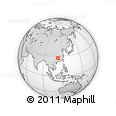 Outline Map of the Area around 27° 19' 44" N, 112° 16' 30" E, rectangular outline