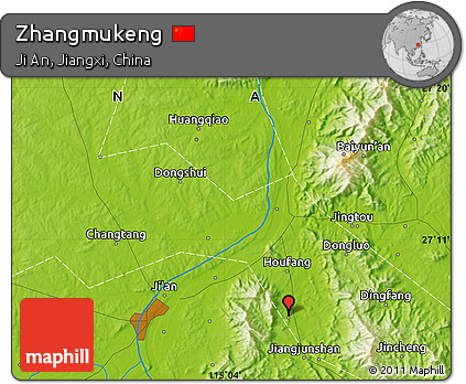 Physical Map of Zhangmukeng