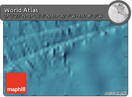 Satellite Map of the Area around 27° 19' 44" N, 117° 13' 29" W