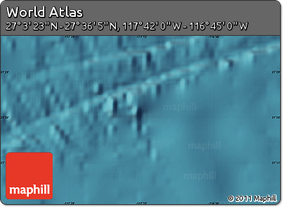 Satellite Map of the Area around 27° 19' 44" N, 117° 13' 29" W