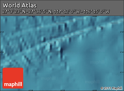 Satellite Map of the Area around 27° 19' 44" N, 117° 13' 29" W