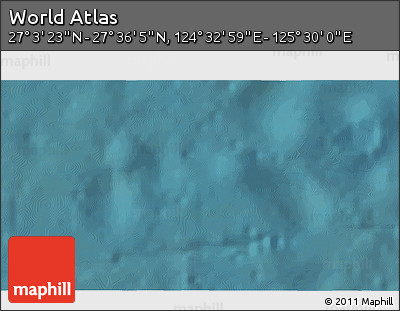 Satellite 3D Map of the Area around 27° 19' 44" N, 125° 1' 30" E