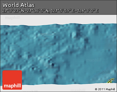Satellite 3D Map of the Area around 27° 19' 44" N, 127° 34' 30" E