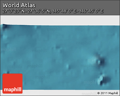 Satellite 3D Map of the Area around 27° 19' 44" N, 146° 16' 30" E