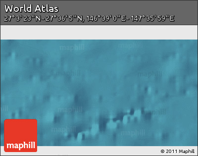 Satellite 3D Map of the Area around 27° 19' 44" N, 147° 7' 30" E