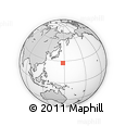 Outline Map of the Area around 27° 19' 44" N, 147° 58' 29" E, rectangular outline