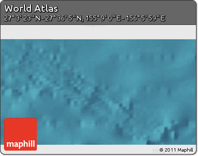 Satellite 3D Map of the Area around 27° 19' 44" N, 155° 37' 30" E