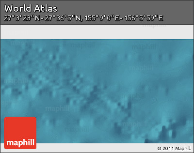 Satellite 3D Map of the Area around 27° 19' 44" N, 155° 37' 30" E