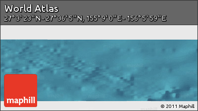 Satellite Panoramic Map of the Area around 27° 19' 44" N, 155° 37' 30" E