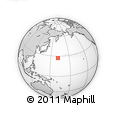 Outline Map of the Area around 27° 19' 44" N, 161° 34' 29" E, rectangular outline