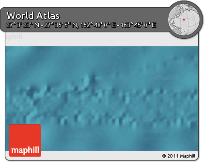 Satellite 3D Map of the Area around 27° 19' 44" N, 163° 16' 30" E