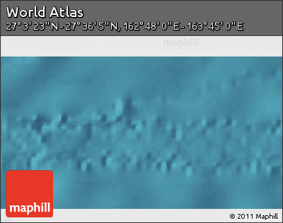 Satellite 3D Map of the Area around 27° 19' 44" N, 163° 16' 30" E