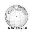 Outline Map of the Area around 27° 19' 44" N, 171° 37' 30" W, rectangular outline