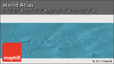 Satellite Panoramic Map of the Area around 27° 19' 44" N, 22° 1' 29" W