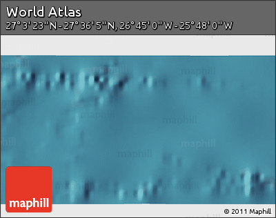 Satellite 3D Map of the Area around 27° 19' 44" N, 26° 16' 29" W