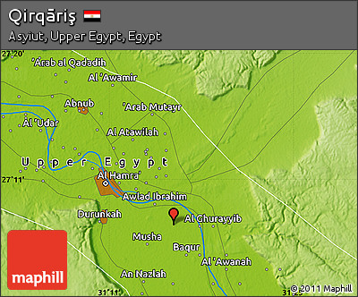 Physical Map of Qirqāriş