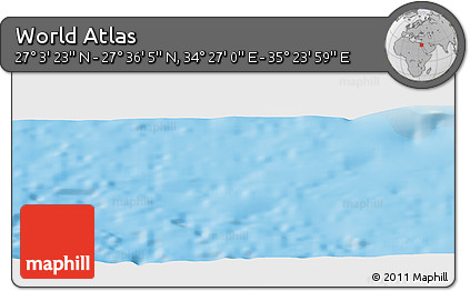 Physical Panoramic Map of the Area around 27° 19' 44" N, 34° 55' 29" E
