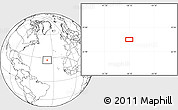 Blank Location Map of the area around 27° 19' 44" N, 38° 10' 29" W