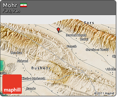 Satellite 3D Map of Mohr