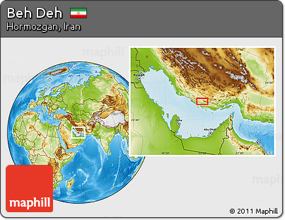 Physical Location Map of Beh Deh