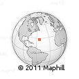 Outline Map of the Area around 27° 19' 44" N, 53° 28' 30" W, rectangular outline