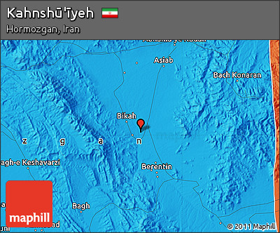 Political Map of Kahnshū'īyeh