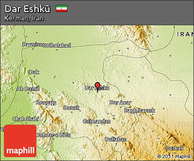 Physical 3D Map of Dar Eshkū
