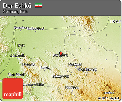 Physical 3D Map of Dar Eshkū