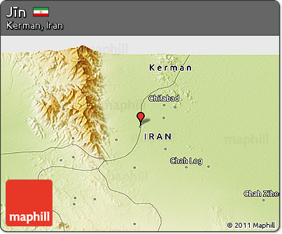 Physical 3D Map of Jīn
