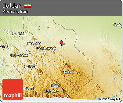 Physical 3D Map of Joldar