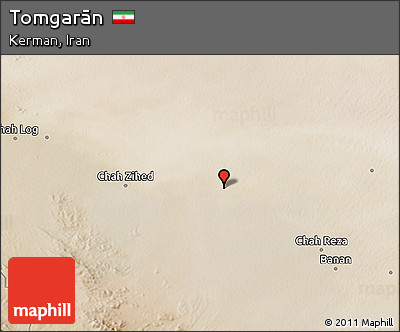 Satellite 3D Map of Tomgarān