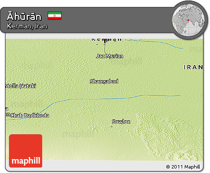 Physical Panoramic Map of Āhūrān