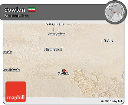 Satellite Panoramic Map of Sowlon