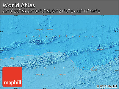 Political Map of the Area around 27° 19' 44" N, 63° 49' 30" E