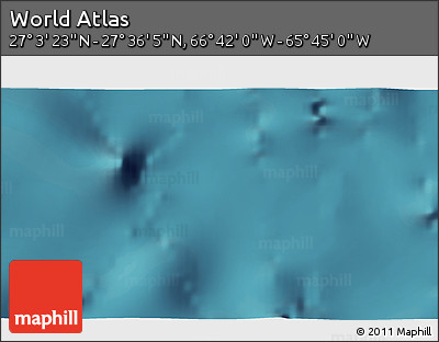 Satellite 3D Map of the Area around 27° 19' 44" N, 66° 13' 29" W