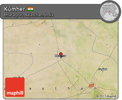 Satellite Map of Kūmher