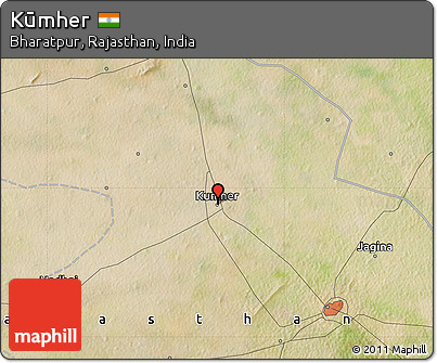 Satellite Map of Kūmher