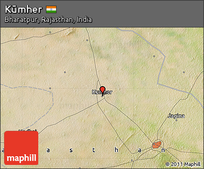 Satellite Map of Kūmher