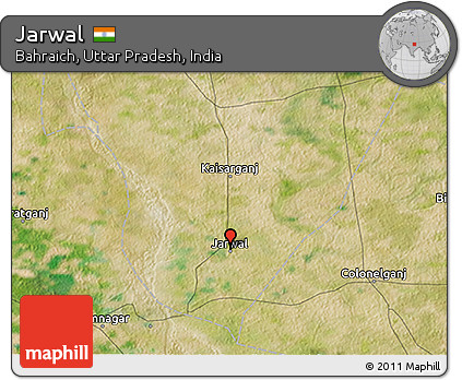 Satellite 3D Map of Jarwal