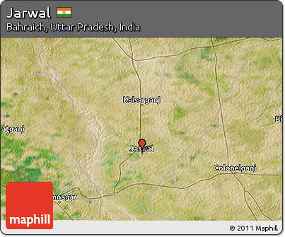 Satellite 3D Map of Jarwal