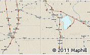 Shaded Relief Map of Lake Placid