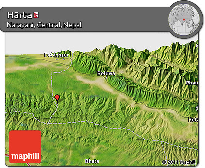 Satellite 3D Map of Hārta