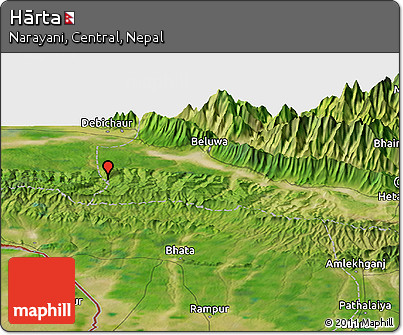 Satellite Panoramic Map of Hārta