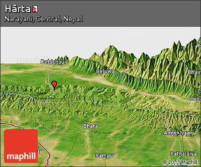 Satellite Panoramic Map of Hārta
