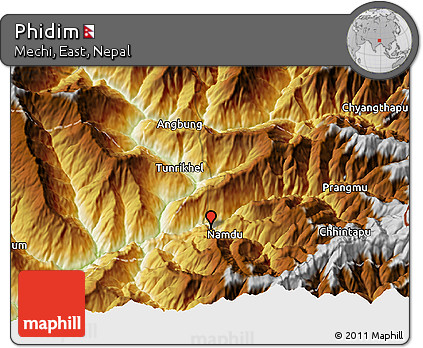 Physical 3D Map of Phidim
