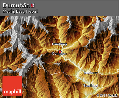 Physical 3D Map of Dumuhān