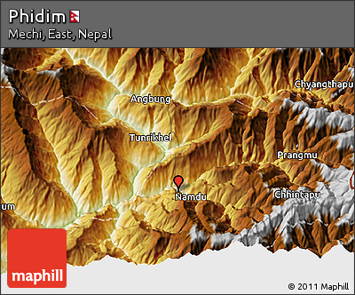 Physical 3D Map of Phidim
