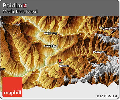 Physical 3D Map of Phidim
